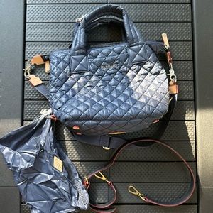 MZ Wallace Dawn Blue Small Sutton Deluxe. Used 5 times at most